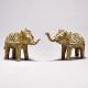 Unique Tribal Art Elephant Pair small size