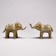 Unique Tribal Art Elephant Pair small size