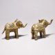 Unique Tribal Art Elephant Pair small size