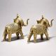 Tribal Art Elephant Pair with Jali Work