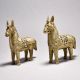 Tribal Art Horse Pair with Jali Work