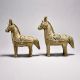 Tribal Art Horse Pair with Jali Work