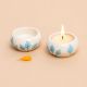 Handmade Modern Tea Light Holder Made of Ceramic in Set of 4