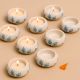 Handmade Modern Tea Light Holder Made of Ceramic in Set of 4