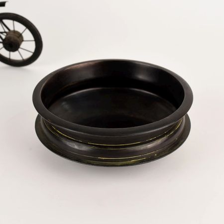 Colorful Floral Handmade Brass Urli for Decor