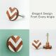 Zig Zag Wooden Cabinet Knobs