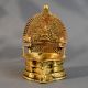Handmade Vintage Brass South Indian Pooja Diya for Home Temple
