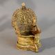 Indian Traditional Handmade Brass South Indian Vintage Pooja Diya Lamp