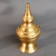Handmade Brass Central India Oil Lamp with Handle