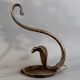Vintage Brass Cobra Oil Lamp Himalayan Art Style