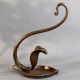 Vintage Brass Cobra Oil Lamp Himalayan Art Style
