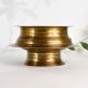 Polished Wide Handcrafted Brass Pot for Decor