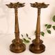 Antique Brass Oil Lamp in Pair for Pooja