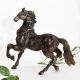 Majestic Iron Brass Horse Statue for Decor
