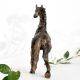 Majestic Iron Brass Horse Statue for Decor