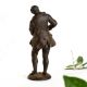 Dancing Man Metal Sculpture in Antique Finish