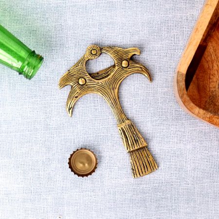 Brass Bottle Opener Palm Tree Tropical Bottle Opener