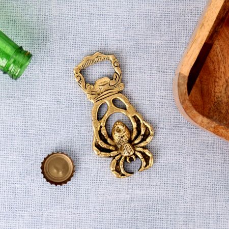 Brass Spider Bottle Opener