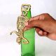Dancing Lady Brass Bottle Opener