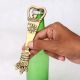 Flower Top Brass Bottle Opener