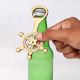 Brass Ship Wheel Bottle Opener