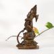 Handcrafted Copper Goddess Rajarajeshvari Idol for Spiritual Spaces
