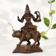 Handcrafted Copper Hindu Goddess Maa Durga Statue for Home Decor