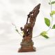 Vintage Copper Goddess Durga Slaying Demon Figurine