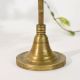 Vintage Brass Adjustable South Indian Oil Lamp Stand