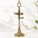 Handcrafted South Indian Adjustable Vintage Brass Lamp