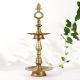 Antique Brass Heritage Oil Lamp Stand Decor