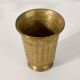 Handmade Traditional Brass Holy Glass Pot for Ritual Use