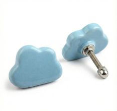 Turquoise Cloud Ceramic Cabinet Knob Online