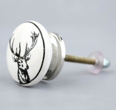 Deer Ceramic Kids Knob