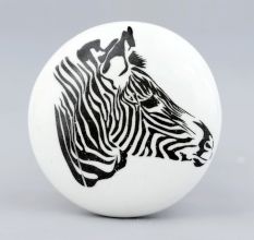 Zebra Face Kids Knob