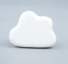 White Cloud Ceramic Knob