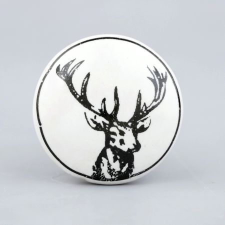 Deer Ceramic Kids Knob