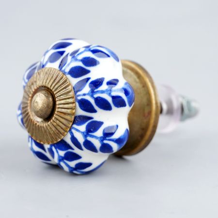 Blue Agapanthus Floral Knob