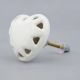 White Heart Ceramic Knob