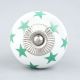 Sea Green Star Drawer Knob