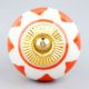 Orange Heart Painted Knob