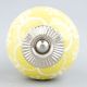 Yellow Flower Ceramic Dresser Knob