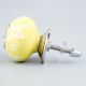 Yellow Flower Ceramic Dresser Knob