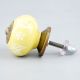Yellow Flower Ceramic Dresser Knob