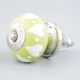 Lime Heart Ceramic Drawer Knob