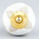 White Etched Ceramic Knob-30