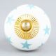 Sea Green Star Ceramic Drawer Knob Online