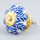 Blue Leaf Medium Knob