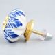 Blue Leaf Medium Knob