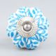 Turquoise Leaf Medium Knob